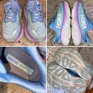 Women's $165 HOKA Bondi 8 Sneakers 6.5 WIDE GUC